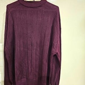 Pronto-Uomo Mens Maroon Pullover XL  excellent condition